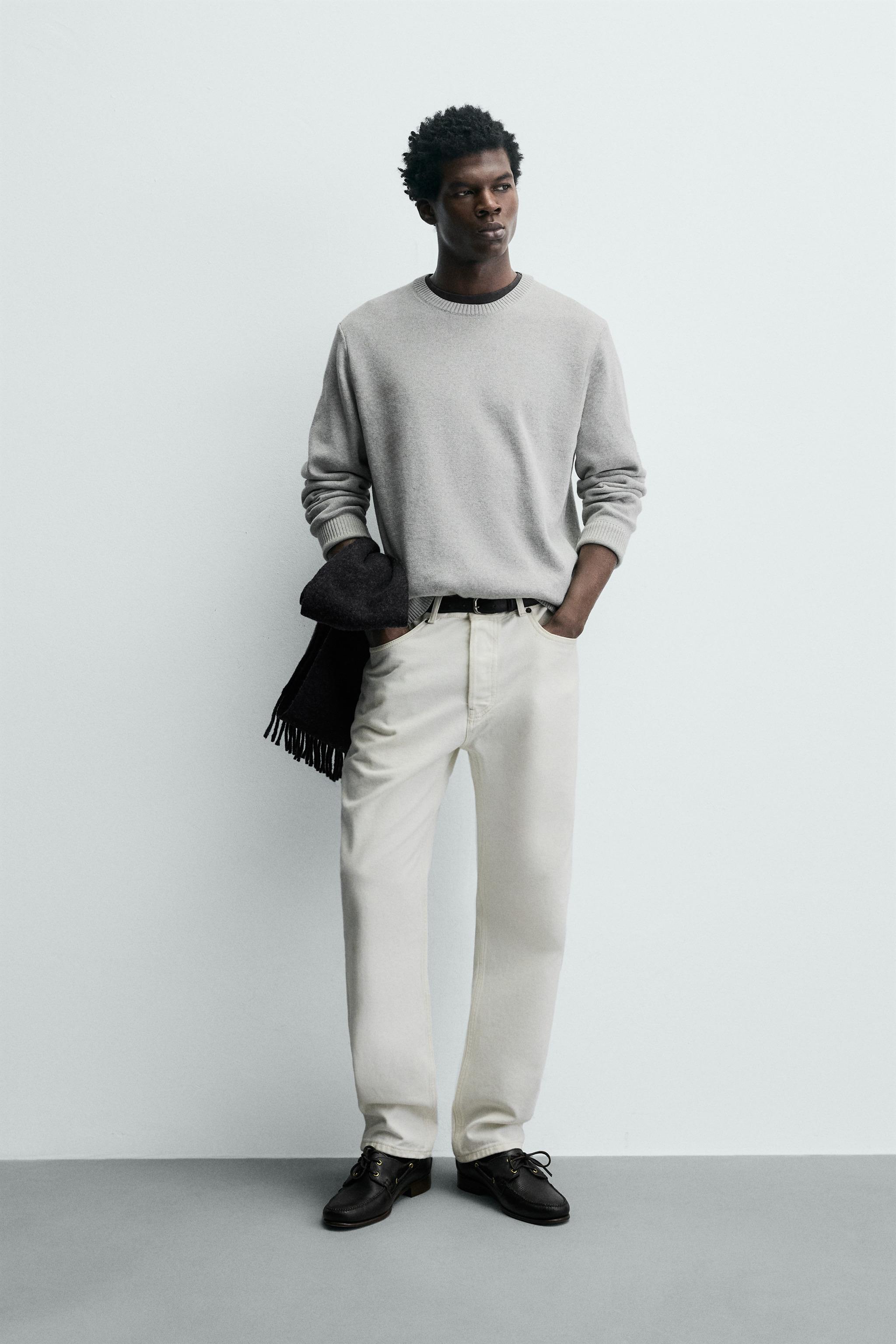 TEXTURED COTTON JUMPER
